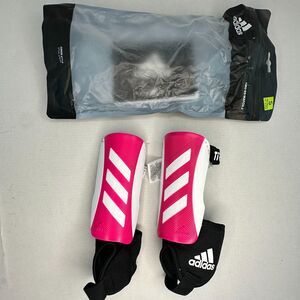 Adidas Tiro SG Match J Youth Soccer Shin Guards Small White Pink New